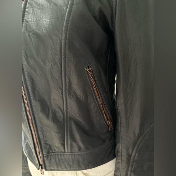 JCrew Midnight Blue Biker Jacket - Picture 8 of 14